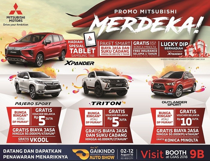 PROMO MITSUBISHI MOTORS AGUSTUS 2018